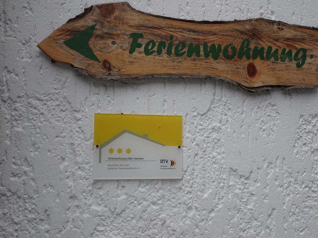 Ferienwohnung Bauer Alter Hammer Schmiedefeld am Rennsteig Exterior foto